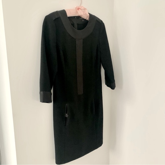 Rachel Zoe Black Sheath Mini Dress Size 6 - Picture 2 of 13